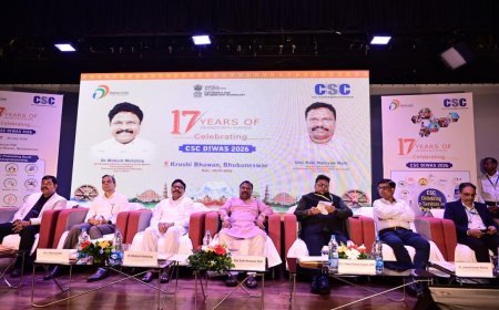 ୧୭ତମ ସିଏସ୍‌ସି ଦିବସ ପାଳନ ଅବସରରେ ଡିଜିଟାଲ୍ ଓଡ଼ିଶା ଗଠନରେ ସିଏସ୍‌ସିର ଭୂମିକା ଗୁରୁତ୍ୱପୂର୍ଣ୍ଣ: ଇଲେକ୍ଟ୍ରୋନିକ୍ସ ଓ ଆଇଟି ବିଭାଗ ମନ୍ତ୍ରୀ...
