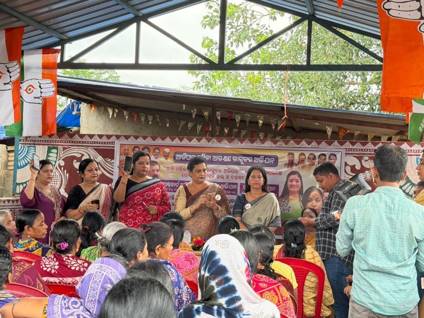 ସାଲିଆ ସାହିରେ ଜିଲ୍ଲା ମହିଳା କଂଗ୍ରେସର ସାଙ୍ଗଠନିକ ବୈଠକ ଅନୁଷ୍ଠିତ...