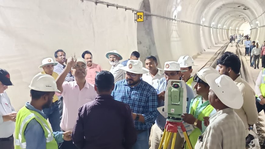 ରେଳ ସୁରକ୍ଷା କମିଶନର ନୂତନ ଭାବରେ ଦୋହରୀକରଣ ହୋଇଥିବା ବାଇଗୁଡ଼ା-କାକିରିଗୁମା ସେକ୍ସନ ଯାଞ୍ଚ...