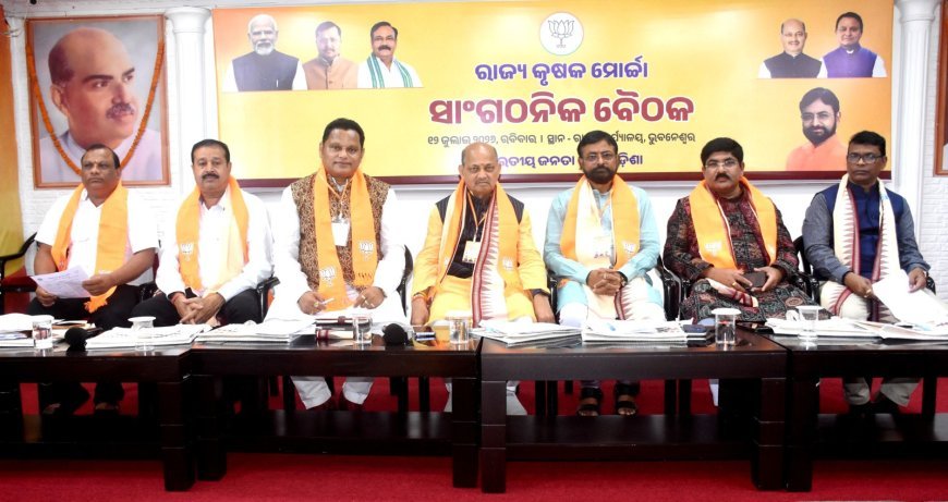 କୃଷକ ମୋର୍ଚ୍ଚାର ସାଙ୍ଗଠନିକ ବୈଠକ...