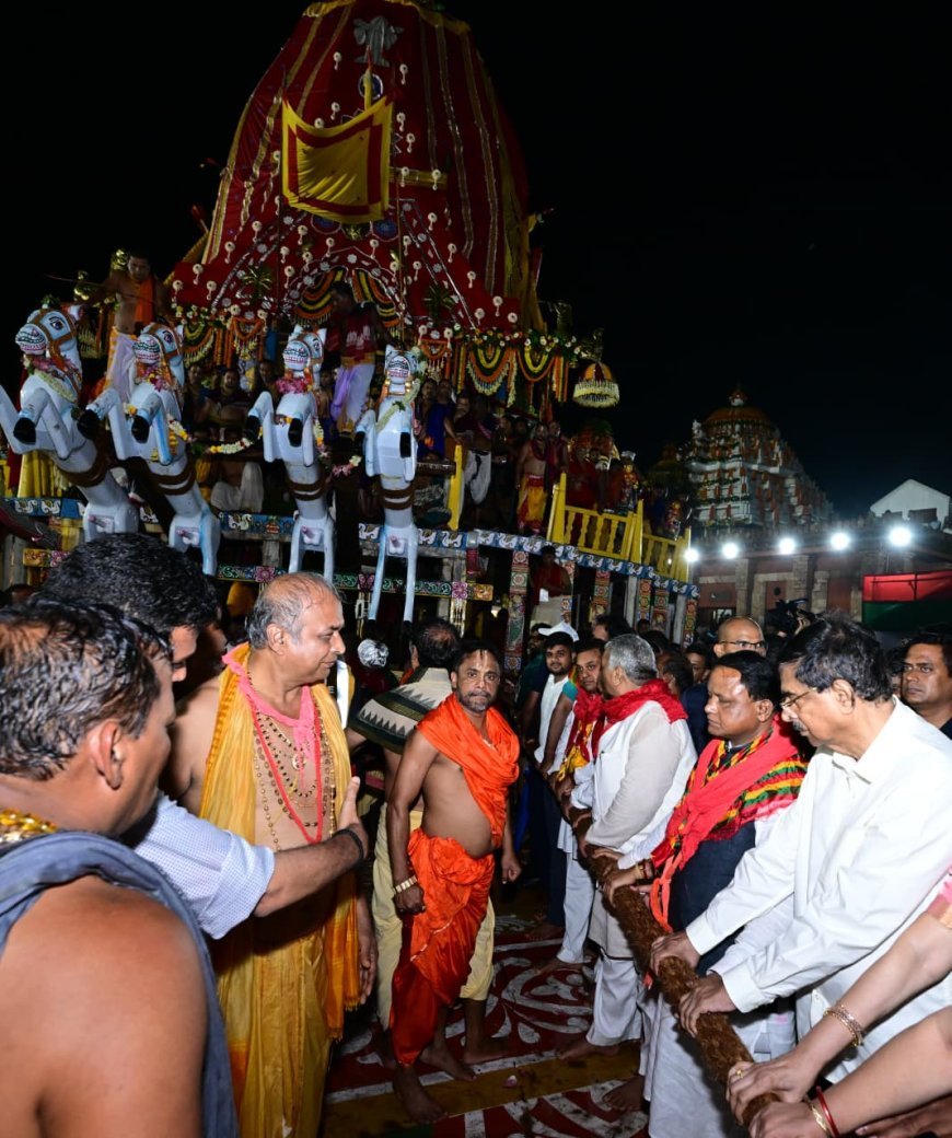 ପୁରୀ ରଥ ଯାତ୍ରାରେ ଯୋଗ ଦେଲେ ରାଜ୍ୟର  ରାଜ୍ୟପାଳ...