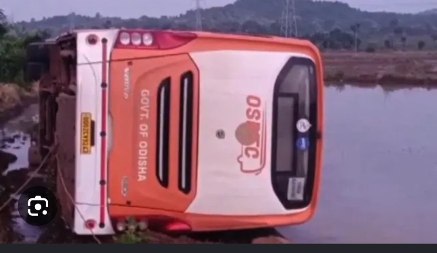 ଓଏସଆରଟିସି ଜଗନ୍ନାଥ ଏକ୍ସପ୍ରେସ ଦୁର୍ଘଟଣାଗ୍ରସ୍ତ