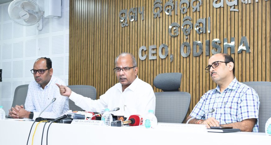 ପଞ୍ଚାୟତ ଓ ପୌର ନିର୍ବାଚନ ପ୍ରସ୍ତୁତି: ଜିଲ୍ଲାପାଳମାନଙ୍କ ସହ ରାଜ୍ୟ ନିର୍ବାଚନ ଆୟୁକ୍ତଙ୍କ ଗୁରୁତ୍ବପୂର୍ଣ୍ଣ ସମୀକ୍ଷା ବୈଠକ...