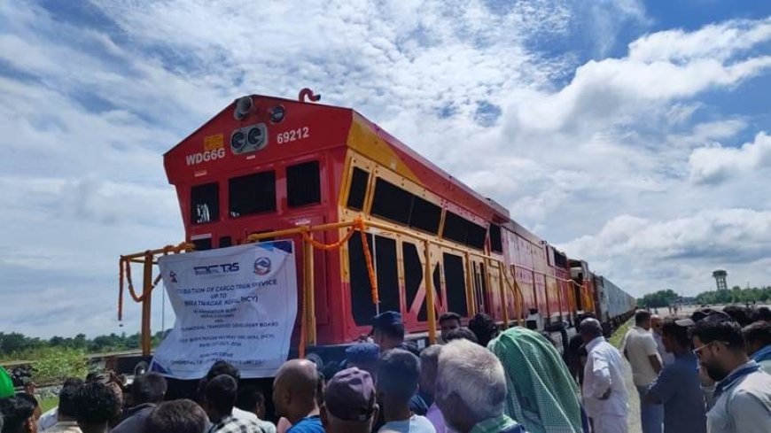 ନେପାଳରେ ପହଞ୍ଚିଲା ଭାରତର ପ୍ରଥମ ସିଧାସଳଖ ମାଲବାହୀ ଟ୍ରେନ୍...