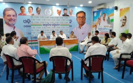 ଓପିସିସିର ବନ୍ୟା ଓ ରିଲିଫ କମିଟିର ବୈଠକ...