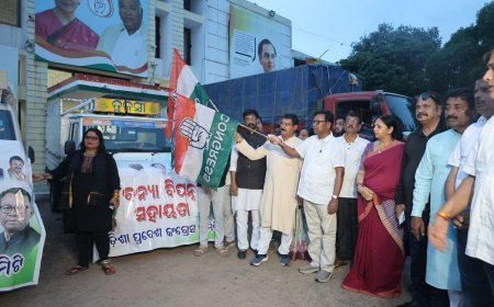 ଶୁଭାରମ୍ଭ ହେଲା କଂଗ୍ରେସର ମହା ରିଲିଫ କାର୍ଯ୍ୟକ୍ରମ...