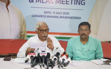 ଆମ ପ୍ରାକୃତିକ ସମ୍ପତ୍ତିକୁ ଟେକିଦେଇ ଭାରତ ସରକାରଙ୍କ ଠାରେ ବନ୍ଧାପଡିଲୁ ବୋଲି କଙ୍ଗ୍ରେସ ର  ସାମ୍ବାଦିକ ସମିଳନୀ...