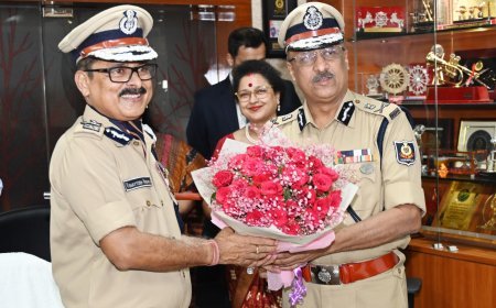 ନୂତନ ଆରକ୍ଷୀ ମହାନିର୍ଦ୍ଦେଶକଙ୍କ ଦାୟିତ୍ୱ ଗ୍ରହଣ...