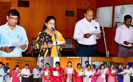 ନିଶାମୁକ୍ତ ସମାଜ ଗଠନ ଲକ୍ଷ୍ୟରେ ସୂଚନା ଓ ଲୋକସମ୍ପର୍କ ବିଭାଗ ପକ୍ଷରୁ ସାମୂହିକ ଶପଥ ପାଠ...