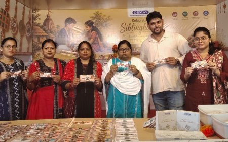 'ଓରମାସ୍‌' ରେ ରାକ୍ଷୀ ଦୋକାନ ଉଦ୍‌ଘାଟିତ...