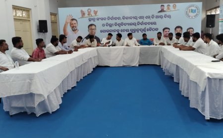 ପ୍ରଦେଶ ଛାତ୍ର କଂଗ୍ରେସର ସ୍ୱତନ୍ତ୍ର ବୈଠକ ଅନୁଷ୍ଠିତ...