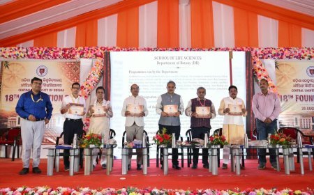 ଓଡ଼ିଶା କେନ୍ଦ୍ରୀୟ ବିଶ୍ୱବିଦ୍ୟାଳୟର ୧୮ତମ ପ୍ରତିଷ୍ଠା ଦିବସ...