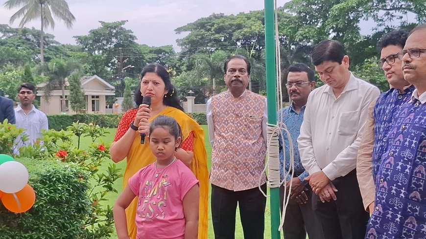 ଉନ୍ନତି ଭବନରେ ୮୦ତମ ସ୍ୱାଧୀନତା ଦିବସ ପାଳିତ...