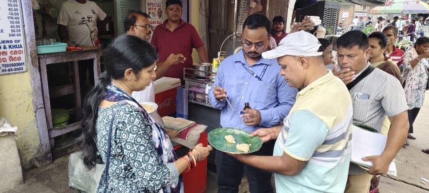 ପାର୍ବଣ ଅବସରରେ ଖାଦ୍ୟ ସୁରକ୍ଷା ବିଭାଗ ପକ୍ଷରୁ ବ୍ୟାପକ ଯାଞ୍ଚ...