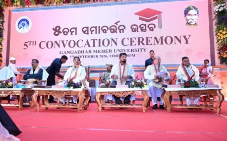 *ଗଙ୍ଗାଧର ମେହେର ବିଶ୍ୱବିଦ୍ୟାଳୟର ସମାବର୍ତ୍ତନ ସମାରୋହରେ ଯୋଗ ଦେଲେ ରାଜ୍ୟପାଳ*