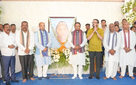 ପଞ୍ଚାୟତିରାଜ ଓ ପାନୀୟ ଜଳ ମନ୍ତ୍ରୀ ଶ୍ରୀ ରବିନାରାୟଣ ନାୟକଙ୍କ ସ୍ୱର୍ଗତ ମାତାଙ୍କ ଏକାଦଶାହ  ଅବସରରେ ମୁଖ୍ୟମନ୍ତ୍ରୀ ଶ୍ରୀ ମୋହନ ଚରଣ ମାଝୀ ଓ ଅନ୍ୟ ବରିଷ୍ଠ ମନ୍ତ୍ରୀଗଣ ଉପସ୍ଥିତି...