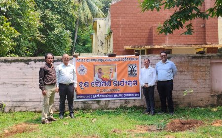 ସେବା ସଂକଳ୍ପ ଅଭିଯାନ ନିମନ୍ତେ ଜଳ ସମ୍ପଦ ବିଭାଗର ୱାଲମି ପରିସରରେ ବୃକ୍ଷରୋପଣ କାର୍ଯ୍ୟକ୍ରମ...