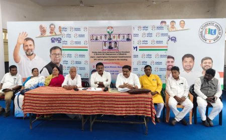 ରାଜ୍ୟ ଅନୁସୂଚିତ ଜାତି କଂଗ୍ରେସର ନେତୃତ୍ୱ ବିକାଶ ମିଶନ ବୈଠକ...