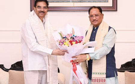 ଓଡ଼ିଶା ରାଜ୍ୟପାଳଙ୍କୁ ସୌଜନମୂଳକ ସାକ୍ଷାତ କଲେ ଛତିଶଗଡ଼ ମୁଖ୍ୟମନ୍ତ୍ରୀ ଶ୍ରୀ ବିଷ୍ଣୁ ଦେଓ ସାଏ...