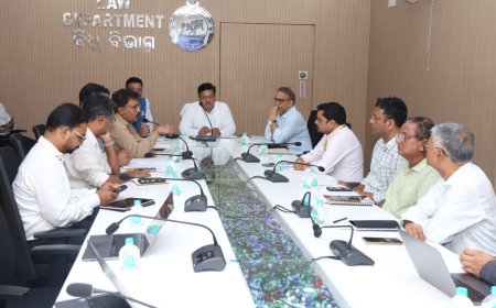 ଶ୍ରୀଜଗନ୍ନାଥ ଜମି ବନ୍ଦୋବସ୍ତ ଓ ଇ-ପୋର୍ଟାଲର ଉପଯୋଗ ନେଇ ମନ୍ତ୍ରୀ ପୃଥ୍ୱୀରାଜ ହରିଚନ୍ଦନଙ୍କ ସମୀକ୍ଷା...