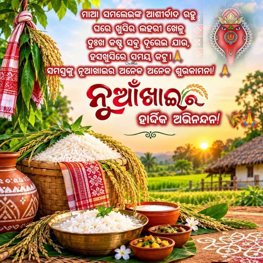 ପଶ୍ଚିମ ଓଡିଶାର ଜିଲ୍ଲାମାନଙ୍କ ଗାଁ ଭିତରେ ନୂଆଖାଇର ଧୂମଧାମ ବ୍ୟବସ୍ଥା...