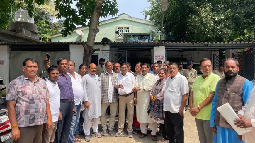 ଭୁବନେଶ୍ୱର ଜିଲ୍ଲା କଂଗ୍ରେସ ପକ୍ଷରୁ  ଜ୍ଞାନେଶ କୁମାରଙ୍କ ଇସ୍ତଫା ଓ ଗିରଫ ଦାବିରେ ଏଡିଏମ ଅଫିସ ଘେରାଉ...