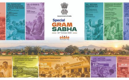 ୨ ଅକ୍ଟୋବର ଉପଲକ୍ଷେ ଦେଶବ୍ୟାପୀ ସ୍ୱତନ୍ତ୍ର ଗ୍ରାମସଭାମାନ ଆୟୋଜିତ ହୋଇ ରୂପାନ୍ତରମୂଳକ ଶାସନ ସଂସ୍କାର ଉପରେ ଆଲୋଚନା ହେବ...