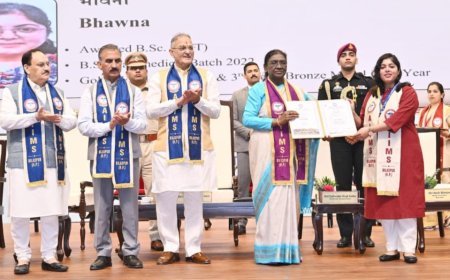 ହିମାଚଳ ପ୍ରଦେଶର AIIMS ର ପ୍ରଥମ ସମବର୍ତ୍ତନ ଉତ୍ସବରେ ରାଷ୍ଟ୍ରପତି...