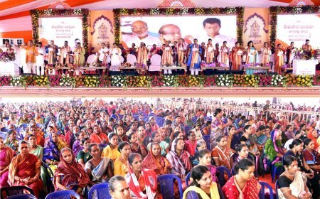 ପ୍ରଧାନମନ୍ତ୍ରୀ ନରେନ୍ଦ୍ର ମୋଦୀଙ୍କ ଶାସନ ମୁଖ୍ୟ ଭାବେ ୨୫ ବର୍ଷ ପୂର୍ତ୍ତି ଅବସରରେ ‘ବିକଶିତ ଭାରତ ସଂକଳ୍ପ ସଭା’ ଏବଂ ‘ସେବା ଜ୍ୟୋତି ଯାତ୍ରା’ ଅନୁଷ୍ଠିତ...